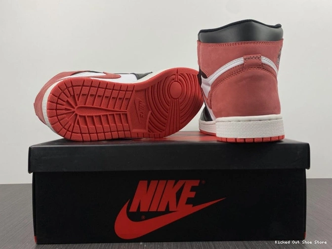 Kicked Out Shoe Store Retro 'Track OG Air 1 Red' Jordan High 555088-112 0627